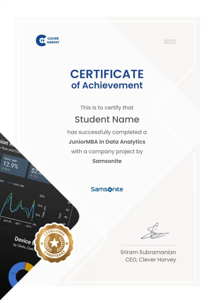 Certificate - Data Analytics