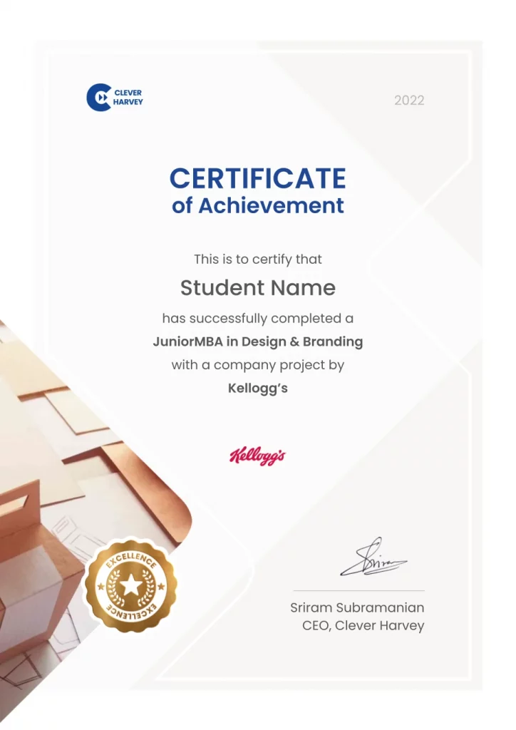 Certificate - Design & Branding